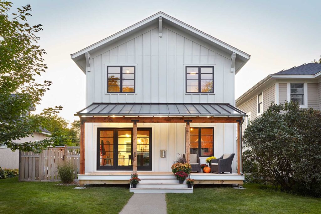 Farmhouse Conversion - Exterior | AWAD architects | Architect Designed Homes and Remodels | Minneapolis