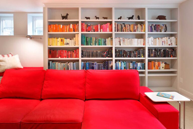 Kenwood Basement - Bookshelf | AWAD architects | Architect Designed Homes and Remodels | Minneapolis