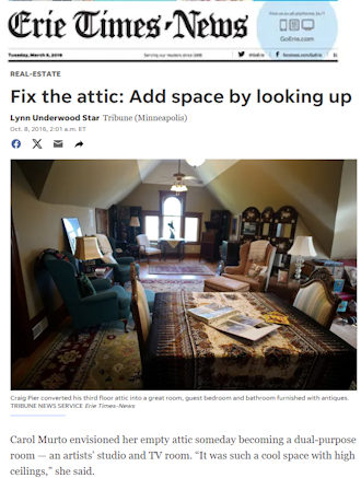 Erie Times home section profile
